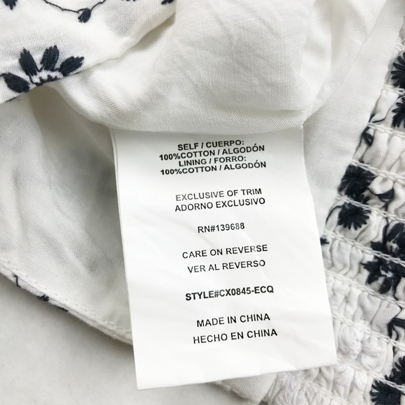 Coco + Jaimeson Palazzo White & Black Pants - Picture 6 of 8